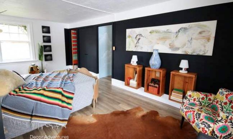 Try This at Home: Color Blocked Wall