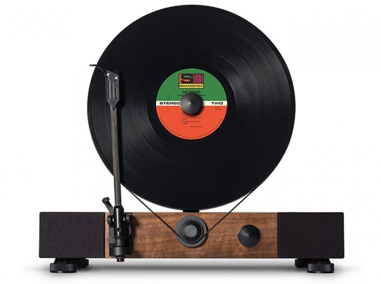 Floating Record Vertical Turntable