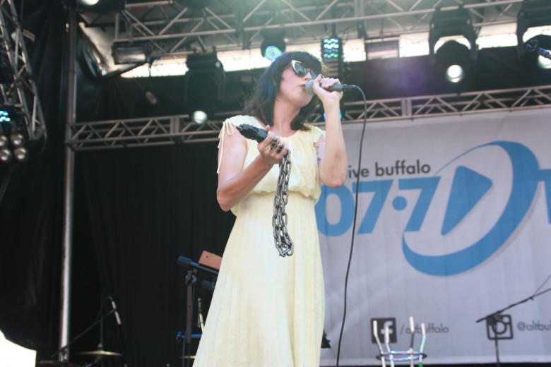 Angela Gail Mattson (vocals, keyboard) of In The Valley Below