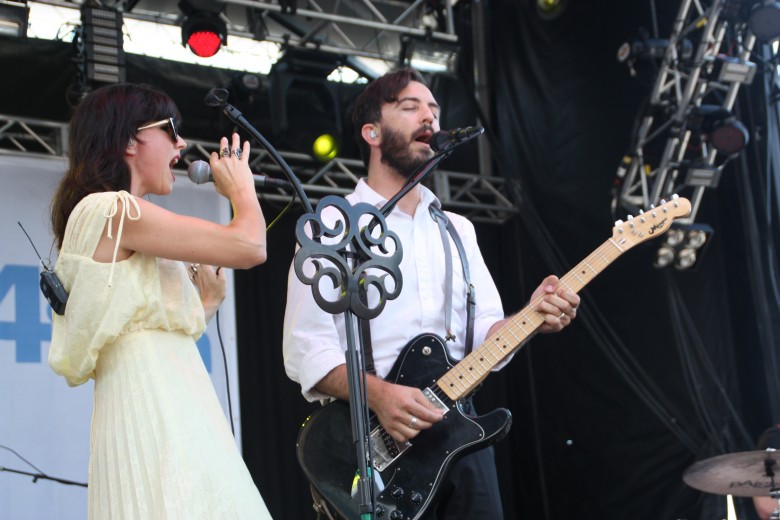 Jacob Mendel (vocals, guitar) and Angela Gail Mattson (vocals, keyboard) of In The Valley Below