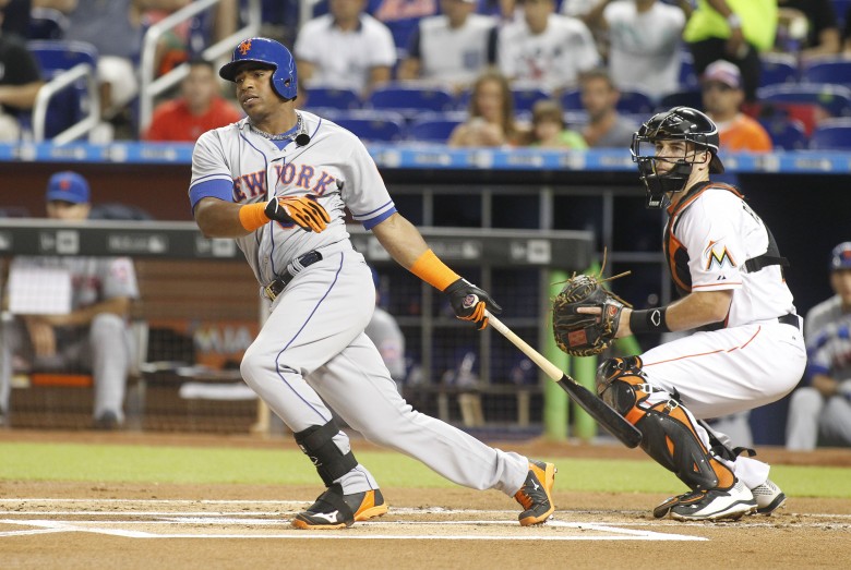 Mets LF Yoenis Cespedes