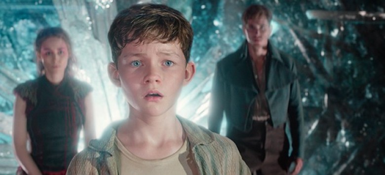 © 2015 WARNER BROS. ENTERTAINMENT INC. AND RATPAC-DUNE ENTERTAINMENT LLC Photo Credit: Courtesy of Warner Bros. Pictures Caption: (L-r) ROONEY MARA as Tiger Lily, LEVI MILLER as Peter and GARRETT HEDLUND as Hook in Warner Bros. Pictures’ and RatPac-Dune E