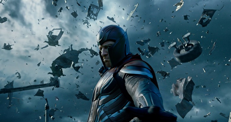 Erik/Magneto (Michael Fassbender) has the power to manipulate magnetic fields