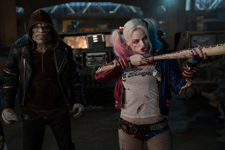 © 2016 WARNER BROS. ENTERTAINMENT INC. AND RATPAC-DUNE ENTERTAINMENT LLC Photo Credit: Clay Enos/ TM & (c) DC Comics Caption: (L-r) ADEWALE AKINNUOYE-AGBAJE as Killer Croc and MARGOT ROBBIE as Harley Quinn in Warner Bros. Pictures’ action adventure “SUICI