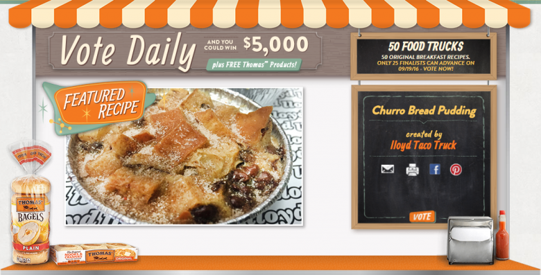 Thomas' Breakfast Battle: Vote lloyd!