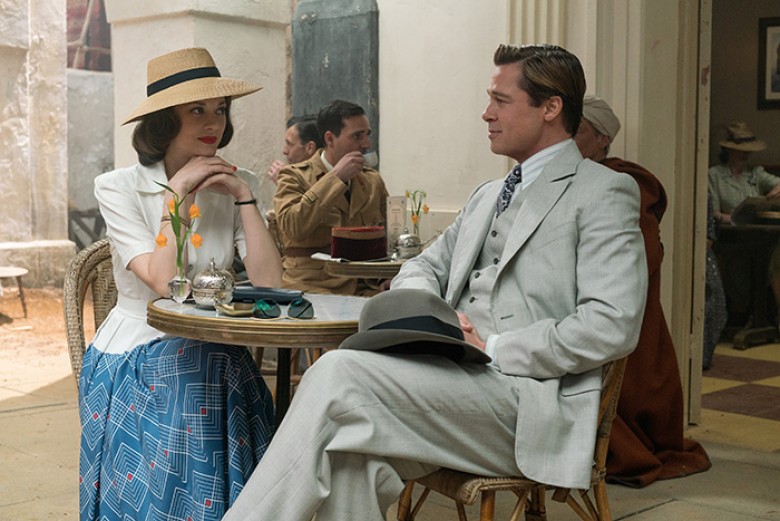Brad Pitt plays Max Vatan and Marion Cotillard plays Marianne Beausejour in Allied from Paramount Pictures. Photo credit: Daniel Smith © 2016 Paramount Pictures. All Rights Reserved.