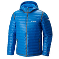 Men’s OutDry™ Ex Gold Down Hooded Jacket in Super Blue ($250, Columbia.com)

Image courtesy of Columbia.com