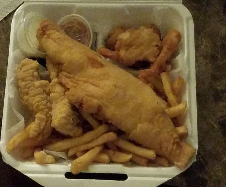Super Fish Fry Combo w/ Chicken Fingers