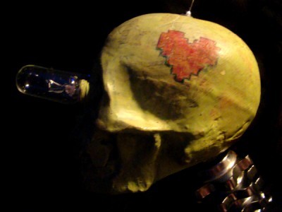 The strange symbols that appear on the skull have yet to be interpreted.  
