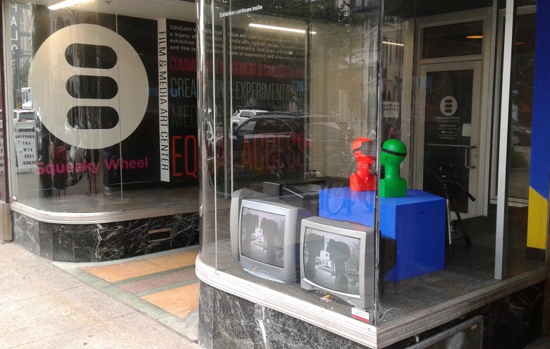The Squeaky Wheel storefront at 617 Main Street.