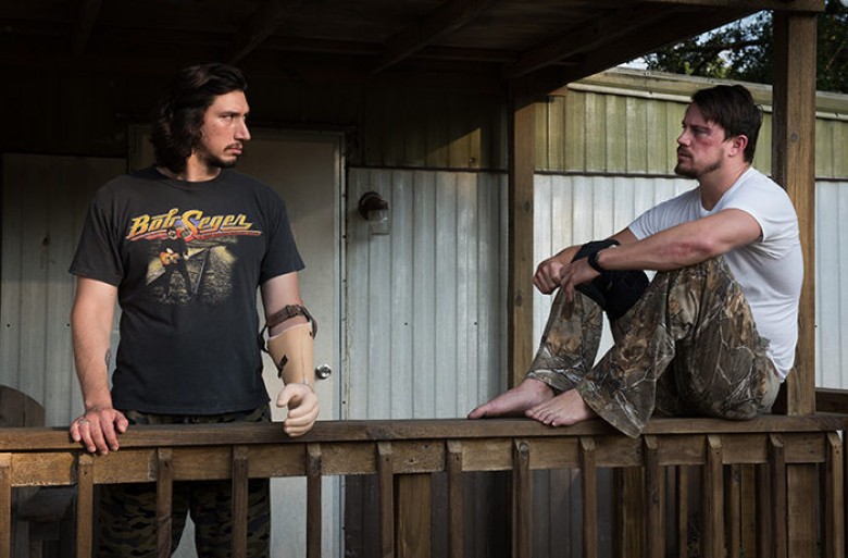 Adam Driver stars as Clyde Logan and Channing Tatum as Jimmy Logan in Steven Soderbergh’s LOGAN LUCKY, a Fingerprint Releasing and Bleecker Street release. Credit: Claudette Barius / Fingerprint Releasing | Bleecker Street
