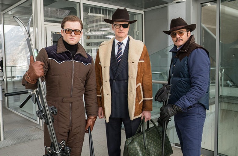 Taron Egerton, Colin Firth, and Pedro Pascal star in Twentieth Century Fox’s “Kingsman: The Golden Circle,” also starring Julianne Moore, Channing Tatum, Mark Strong, Elton John, Halle Berry and Jeff Bridges. Photo Credit: Giles Keyte – TM & © 2017 Twenti