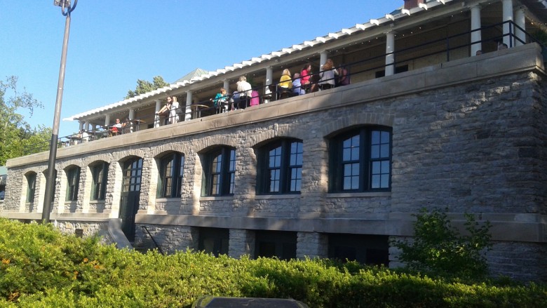 The Terrace restaurant is now located on the upper floor of the Marcy Casino. Photo by Marti Gorman.