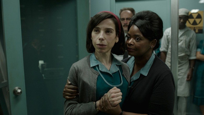 Sally Hawkins and Octavia Spencer in the film THE SHAPE OF WATER. Photo Courtesy of Fox Searchlight Pictures. © 2017 Twentieth Century Fox Film Corporation All Rights Reserved