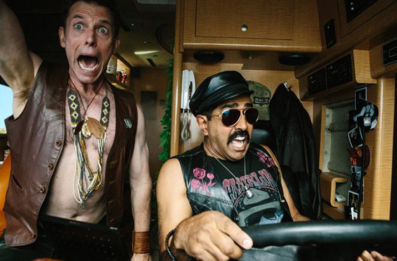 Erik Stolhanske as “Rabbit” and Jay Chandrasekhar as “Thorny” in the film SUPER TROOPERS 2. Photo by Jon Pack. © 2018 Twentieth Century Fox Film Corporation All Rights Reserved