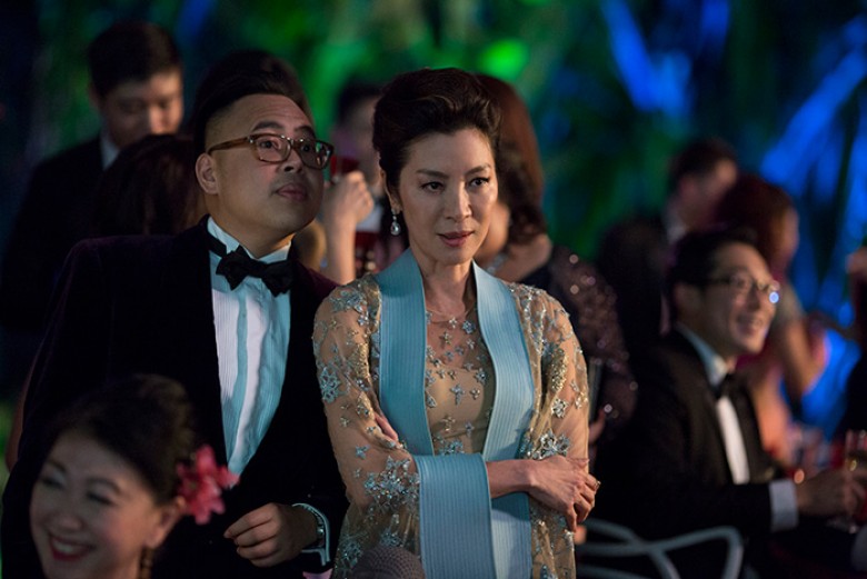 © 2018 WARNER BROS. ENTERTAINMENT INC. AND KIMMEL DISTRIBUTION, LLC Photo Credit: Sanja Bucko Caption: (L-R) NICO SANTOS as Oliver and MICHELLE YEOH as Eleanor in Warner Bros. Pictures’ and SK Global Entertainment’s and Starlight Culture’s contemporary ro
