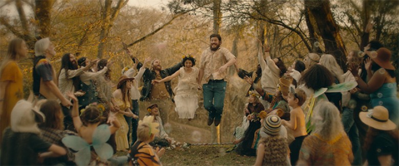 Ben Dickey as Blaze Foley, and Alia Shawkat as Sybil Rosen in Ethan Hawke’s BLAZE. Courtesy of IFC Films. An IFC Films release.