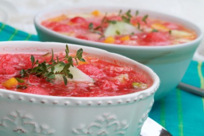 Watermelon & Cucumber Gazpacho