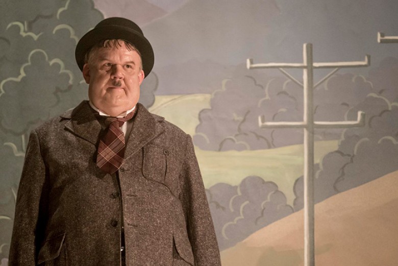 Left to right: John C. Reilly as Oliver Hardy. Photo by Nick Wall, Courtesy of Sony Pictures Classics