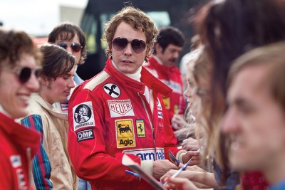 DANIEL BRÜHL stars as disciplined Austrian perfectionist Niki Lauda in “Rush”, two-time Academy Award® winner Ron Howard’s spectacular big-screen re-creation of the merciless 1970s Grand Prix rivalry between James Hunt and Lauda.