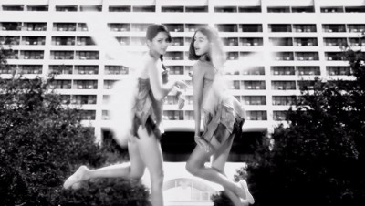 Annet Mahendru & Danielle Safady as the two French girls