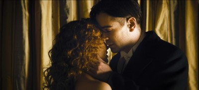 JESSICA BROWN FINDLAY as Beverly Penn & COLIN FARRELL as Peter Lake