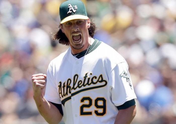 A's P Jeff Samardzija