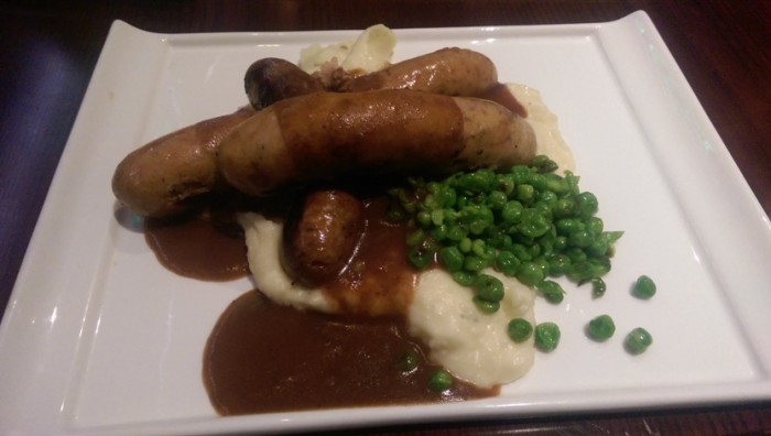 bangers and mash