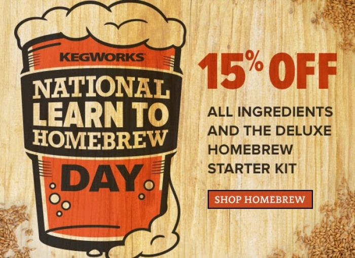 National Learn To Homebrew Day Sale On Now!