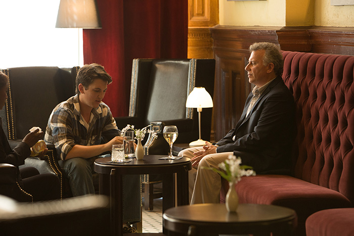 Left to right: Miles Teller as Andrew and Paul Reiser as Jim. Photo by Daniel McFadden, Courtesy of Sony Pictures Classics