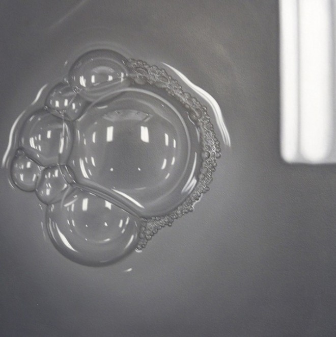 Dishwater, 2009; oil on canvas, 24 x 24 inches