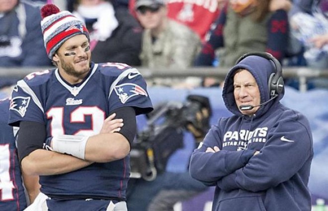 Patriots QB Tom Brady & Head Coach Bill Belichick