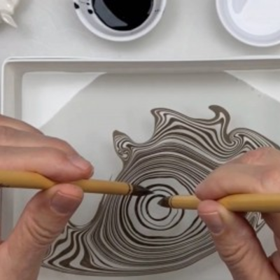 Suminagashi: Tree Ring Workshop at the Botanical Gardens