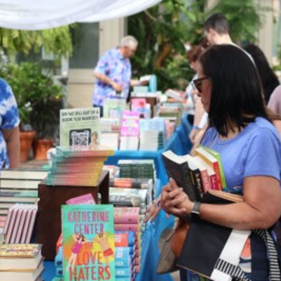 Boozy Bookfair at the Botanical Gardens