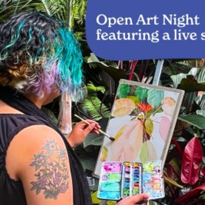 Open Art Night presents: Figure Drawing Night at the Botanical Gardens