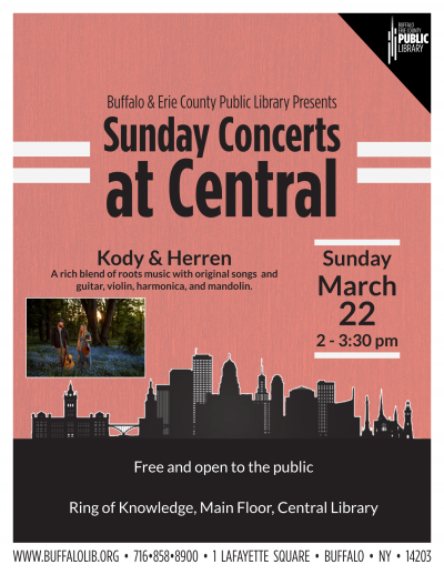 Sunday Concerts @ Central: Kody & Herren