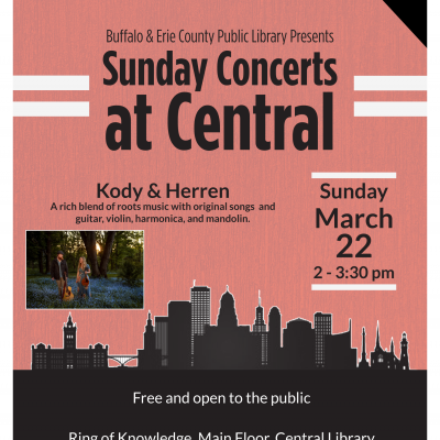Sunday Concerts @ Central: Kody & Herren